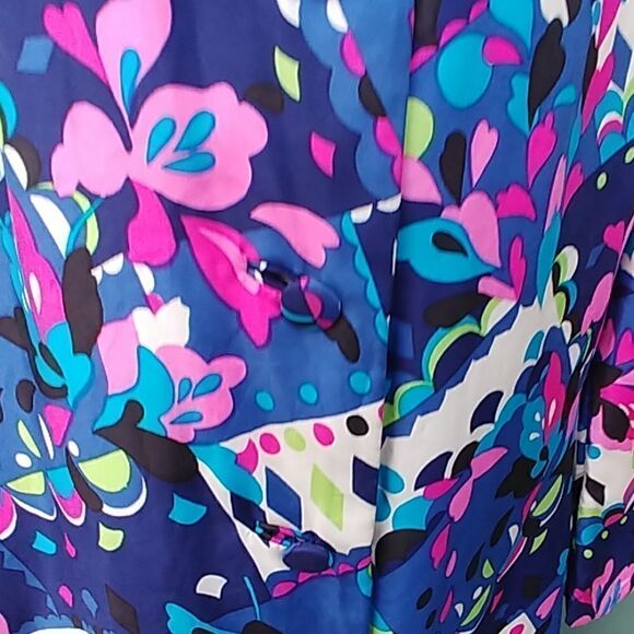 Vintage 60s Vivid Sleeveless Dress and Jacket - Picture 5 of 8